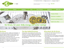 Tablet Screenshot of go-green.nl